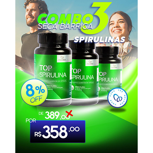 KIT 3 SPIRULINAS