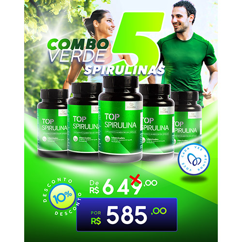 5 SPIRULINAS / COMBO VERDE